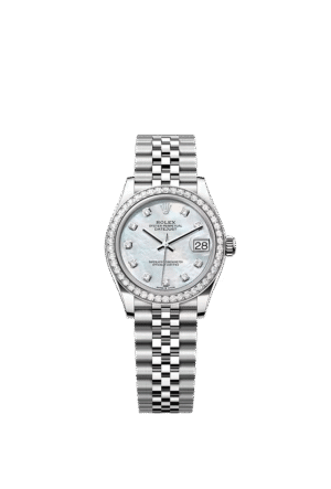 أويستر، ٣١ مم، من فولاذ أويستر ستيل والذهب الأبيض والألماس  الرقم المرجعي 278384RBR