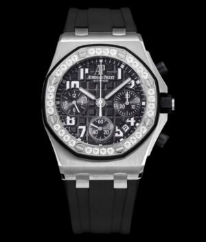 ساعة ap Royal Oak 26048 Offshore 37 🏅️ap5 Audemars Piguet 37mm Love Chronograph Mechanical Watch