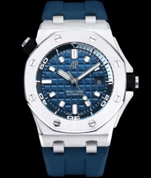 ساعة أوديمار بيجيه 15720st.oo.a052ca.01 رويال أوك أوفشور ميكانيكية للرجال مقاس 42 ملم 14 ملم
