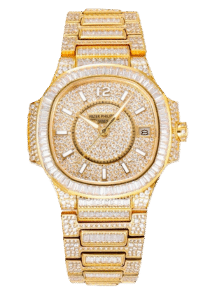 باتيك فيليب 7021 السيدات نوتيلوس كامل الماس طبعة محدودة